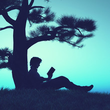 Reading Under A Tree