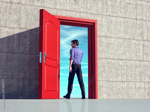 Walking Through A Door Buy This Stock Illustration And Explore