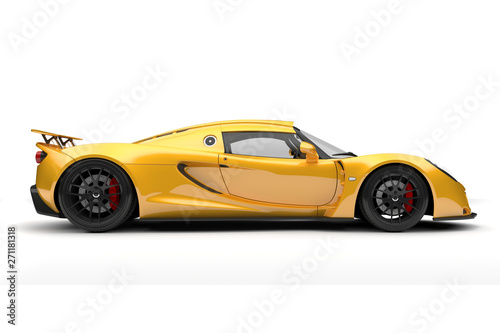 Cuadros en Lienzo 3d render of beautiful sport car