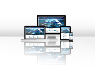 website on computer laptop tablet phone