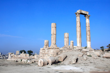 Sticker - Temple of Hercules in Amman Citadel, Amman, Jordan