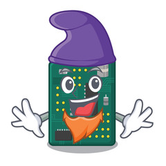 Elf circuit board pcb isolated with mascot