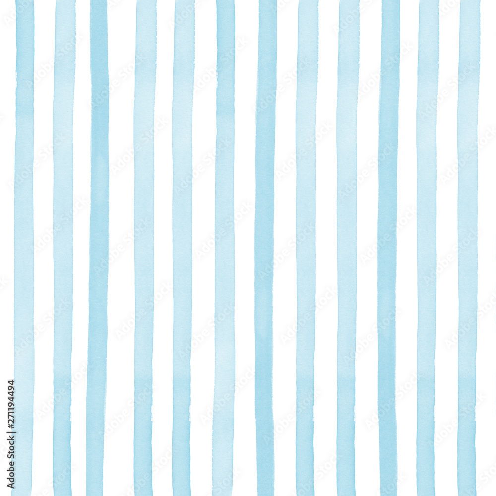 水彩 ストライプ 水色 背景イラスト Wall Mural Wallpaper Murals Perori 水彩 ストライプ 水色 背景イラスト Wall Mural Wallpaper Murals Perori