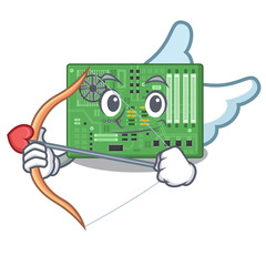 Sticker - Cupid motherboard isolated with in the characater