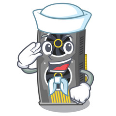 Sticker - Sailor video graphics card in shape mascot