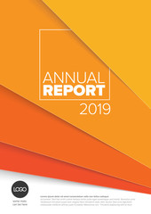 Poster - annual report cover template