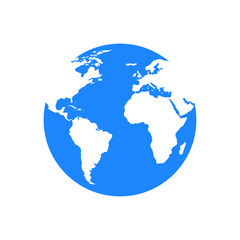 World map vector. World icon vector