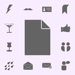 Poster - paper icon. web icons universal set for web and mobile