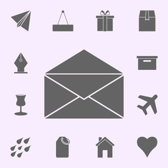 Poster - open envelope icon. web icons universal set for web and mobile