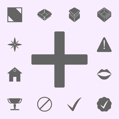 Poster - plus sign icon. web icons universal set for web and mobile
