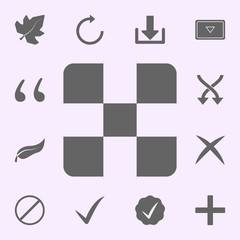 Poster - squares icon. web icons universal set for web and mobile