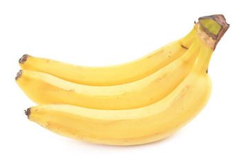 Canvas Print - bananas on white background