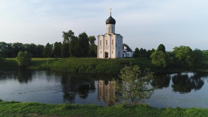 Wall Mural - Church of the Intercession on the Nerl, Russia