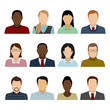 © Vector DSGNR - Set of abstract male and female avatars. Vector.