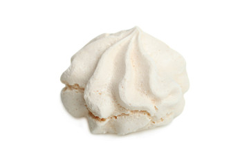 One white crisp fresh meringue