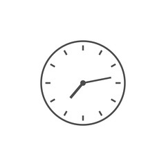 Poster - Clock vector icon