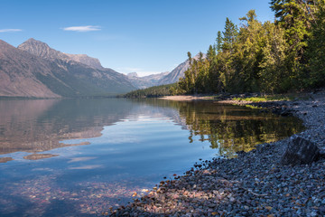 View of Lake McDonald in Montana