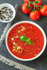 Wall Mural - Portion of gazpacho