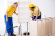 © Elnur - Two contractors carpenters working indoors