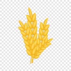 Sticker - bunch of wheat icon. cartoon illustration of bunch of wheat vector icon for web design