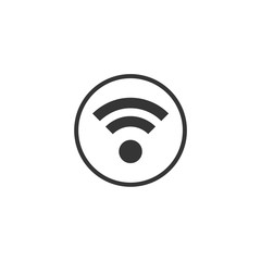 Fototapete - Wifi icon vector. Wifi signal sign modern web icon. wireless logo design inspiration