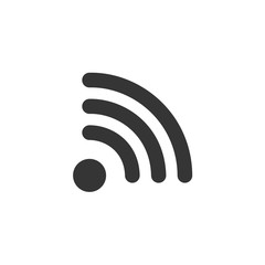 Aufkleber - Wifi icon vector. Wifi signal sign modern web icon. wireless logo design inspiration