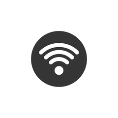 Poster - Wifi icon vector. Wifi signal sign modern web icon. wireless logo design inspiration
