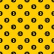 © ylivdesign - Coin bat pattern seamless vector repeat geometric yellow for any design