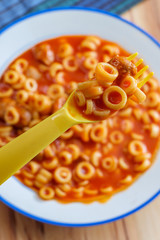 Wall Mural - Canned Spaghetti Rings Meatballs