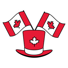 Sticker - happy canada day