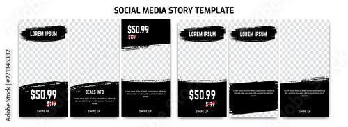Cuadros en Lienzo editable Instagram story social media for sale discount and product promotion wi