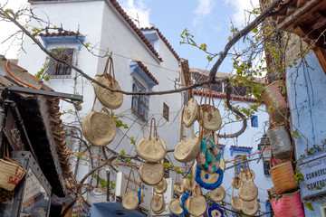 The blue city of Chefchaouen, Morocco is fascinating to visit. The Medina is on a steep hill so there's all sorts of interesting architecture to match the environment