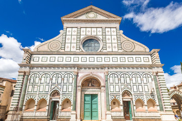 Santa Maria Novella, one of the most famous churches in Florence, Italy, Europe.