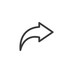 Aufkleber - Share icon vector. sharing symbol for web site Computer and mobile vector.