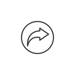 Aufkleber - Share icon vector. sharing symbol for web site Computer and mobile vector.