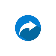 Poster - Share icon vector. sharing symbol for web site Computer and mobile vector.