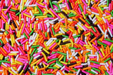 Fototapeta Tęcza - colorful sugar sprinkles as background