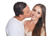 © aletia2011 - Portrait of happy young couple on white background