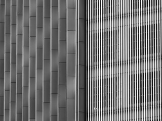 Canvas Print - architecture building wall black and white style