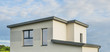 Modernes Einfamilienhaus mit Flachdach - Modern detached house with flat roof