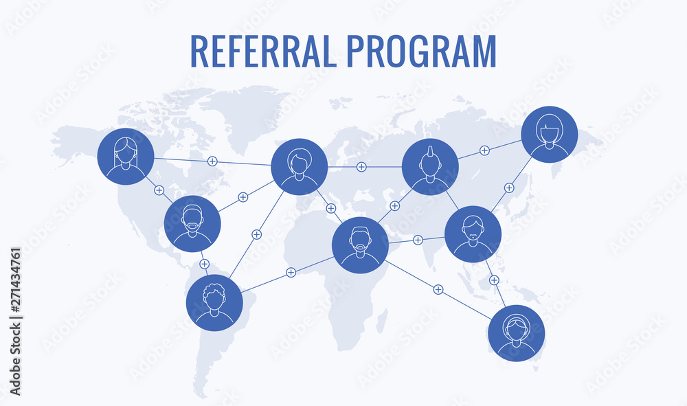 Worldwide referral program, network marketing, business partnership ...