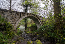 Ancient Stone Bridge In Ajaria