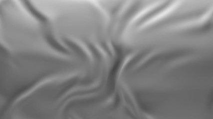 Poster - 3d render smooth background with cloth deformation and folding. Elegant beautiful simple surface. Loopable animation.