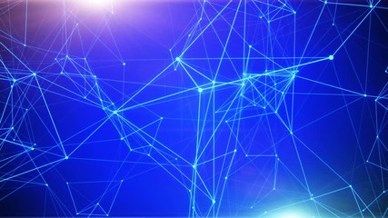 Wall Mural - Blue Abstract background abstract technology