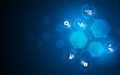 © pixtumz88 - abstract science medical tech innovative concept background
