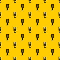 Poster - Advertising stand pattern seamless vector repeat geometric yellow for any design