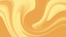 4k Abstract Background Animation Of Curved Orange And Yellow Moving Stripes. Looped Animation.