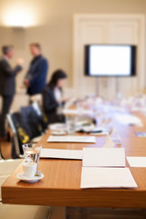 business people at meeting in conference room