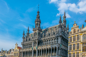 Wall Mural - Town hall in Brussels situated on Grote Markt square, Belgium