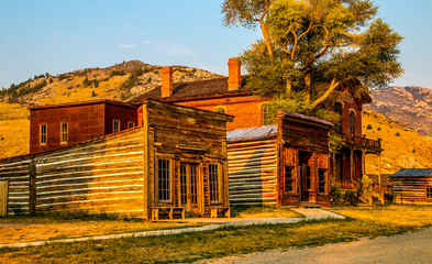 Wall Mural - Bannick Ghost Town State Park, Montana